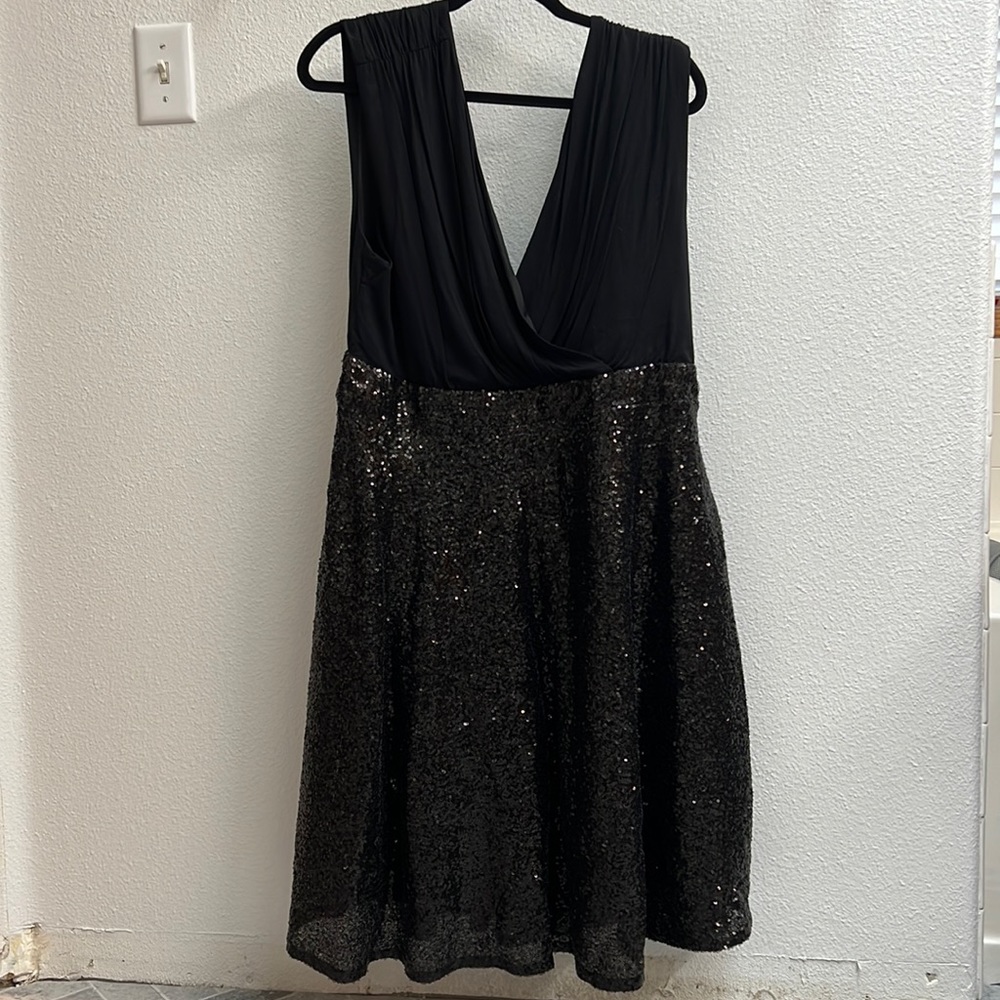 Black Sequin Dress